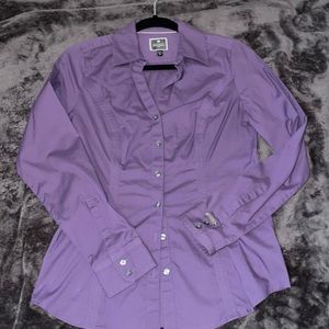 Express Shirt Purple Size S
